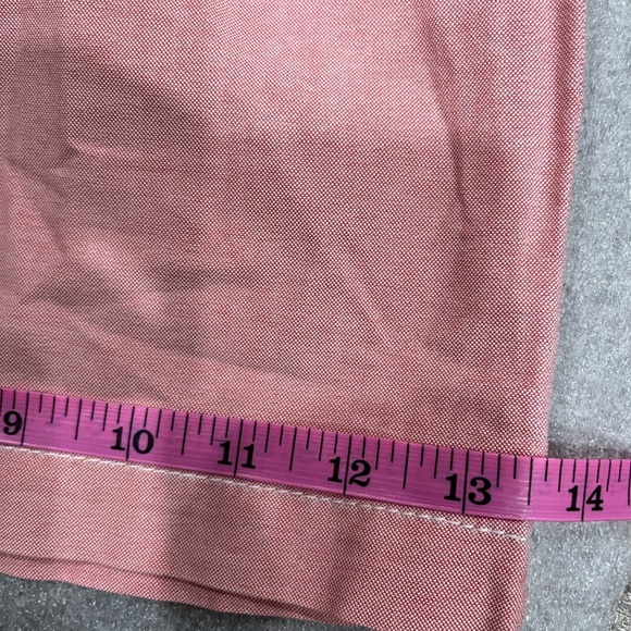 [38] IZOD Shorts Mens 38 Pink 10 Inch Inseam Flat Front Golf Outdoor Preppy - Picture 4 of 6